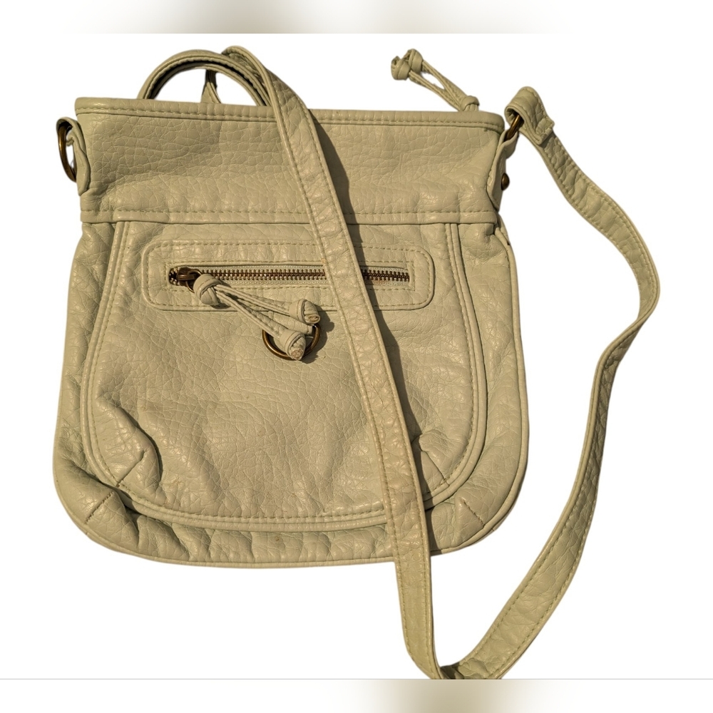 Faux Leather Women's Purse Mint Green‎ Small Soft Tote Shoulder Bag Pockets Zip